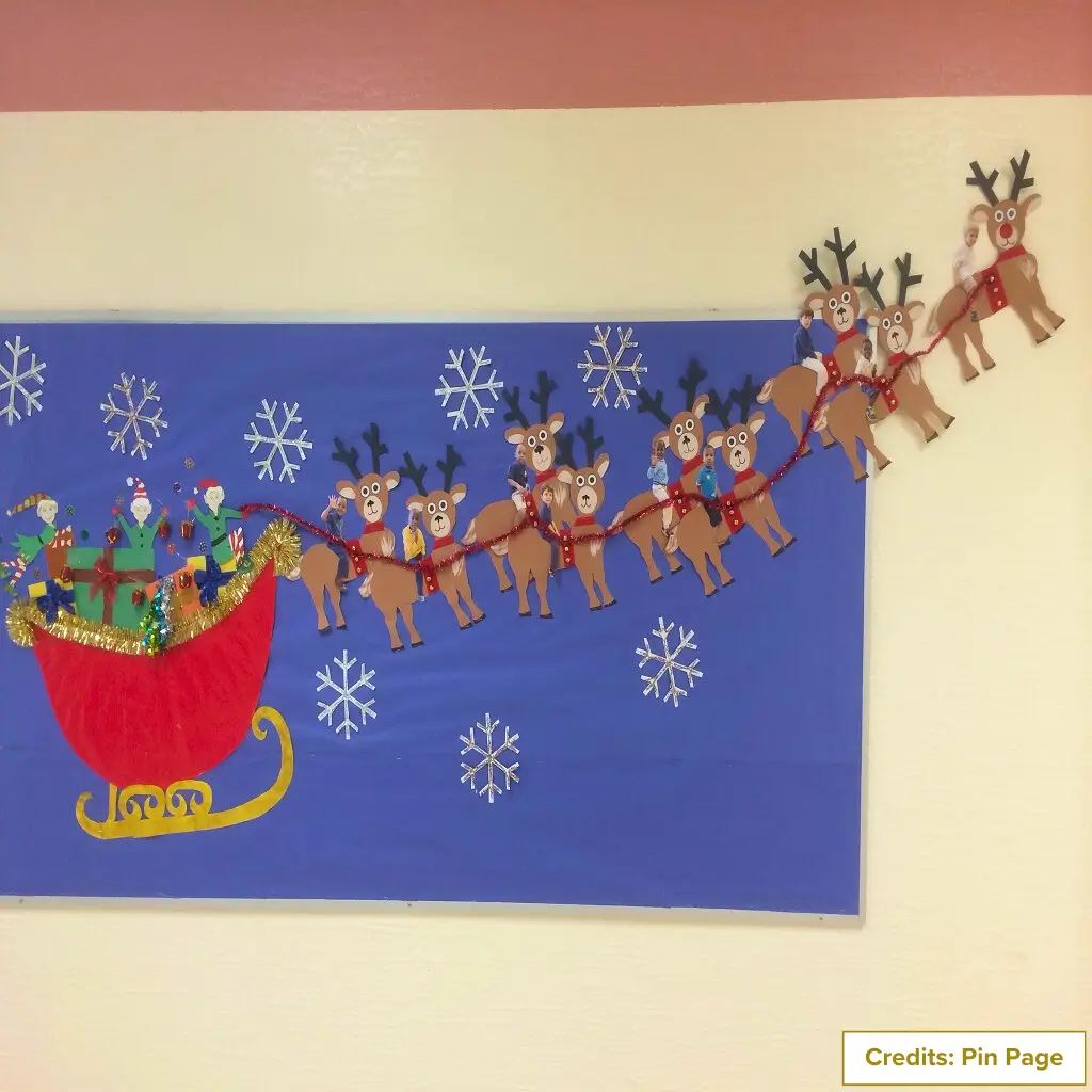 Christmas bulletin board ideas for school cafeteria